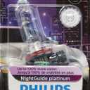 Philips Automotive Lighting H11 NightGuide Platinum Premium Upgrade Automotive Replacement Headlight Bulb, for High Beam, Low Beam, and Fog Positions (Pack of 1) (Clear)