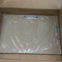 Henoyso 4 Pcs Extra Large 14x20 Inch Clipboard Wooden Lap Board with Low Profile Clip Brown Double Landscape Clip Hardboard Drawing Board Horizontal Clipboard for Paper Sketching Art Supplies