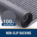 OLANLY Front Door Mat 47x30, Waterproof Heavy-Duty Indoor Outdoor Doormat