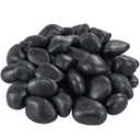 2-3 Inch Black Pebbles for Plants, 5 lbs River Rocks Decorative Black Stones, Ideal for Fish Tank, Vases, Crafting, Home Decor and Garden Landscaping Rocks