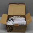 Toodour Christmas Snowflake Lights Outdoor, 17.22ft 264 LED Snowflake Icicle Lights with 22 Drops, Connectable, 8 Modes Waterproof White Christmas Light for Curtain, Eaves, Window, Xmas Decorations