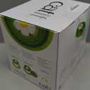 Catit LED Flower Fountain with Triple Action Filter, Cat Drinking Water Fountain, 3 L (9.0 x 8.3 x 7.7 Inches, Green)