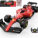 Voltz Toys Authentic Licensed 1:12 Ferrari F1 75 Remote Control Car - F1 Collection RC car Series for Kids and Adults - 2.4GHz RC Car for Gift (1:12 Ferrari F1 75), 1:12 scale