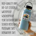 10 x (5Pcs) Hang in There It Get Worse Sticker 3 Inch, Merchandise Decor Decal, Funny Quote Meme Waterproof Vinyl Sticker for Laptop, Water Bottles, Car, Phone