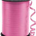 KMER LIFE Premium Pink Curling Ribbon, 1/5" Wide x 500 Yards Christmas Curling Ribbons for Gift Wrapping, Party Decoration, Balloon String, Ribbons for Florist Flower (1 Roll)