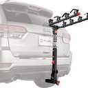 Allen Sports Deluxe+ Locking Quick Release 4-Bike Carrier for 2 in. Hitch, Model 840QR, Black