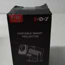 Smart Mini Projector XGODY Gimbal5 Android 11 Full HD Projector Native 1080P 4K Support 5G WiFi 6 Bluetooth 5.0 Home Movie Projector Electric Focu Auto Keystone 180 Rotating For PC/Lap/PS5 Dull Black