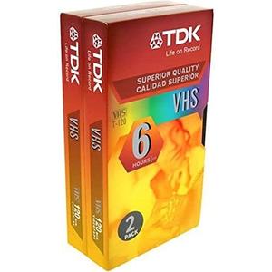 TDK 2-Pack VHS Tapes (ST120XPS2)