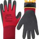 LOCCEF 2 Pairs Winter Work Gloves for Men and Women, Freezer Gloves for Work Below Zero, Thermal Insulated, Super Grip Medium Pack of 2