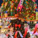 24 Pcs 2.4 Inch Christmas Tree Ball Ornaments Cartoon Hanging Ornaments Plastic Christmas Winter Balls Decor for Xmas Trees Holiday Party Favors Home Decor(Mouse)