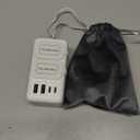 2000W 220V to 110V Voltage Converter US to Europe for Hair Dryer, International Universal Travel Adapter with Type C A G I, Converter for European Travel with 2 USB-A 2 Type C (White)