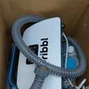 Dribbl Electric Bubble Massage Bathtub Mat – Non-Slip Full-Body Waterproof Hot Tub Spa Mat for Bath with Heater, Motorized Air Pump, and Remote Control, 6-Speed Adjustable Massage, Blue