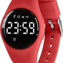 Kids Watches for Girls Boys Digital Sport Watch with Step Counter Pedometer Vibration Alarm Clock, No App Waterproof Fitness Tracker Kids Watch Boys Girls Teens Students Ages 516