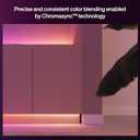 Hue Flux 10-Feet LED Strip Light, 1200 lm, Vibrant Color and Ambiance, Flexible Indoor Lighting, Chromasync Color Blending, RGBWWIC, Cuttable, Extendable, Reusable, App and Voice Control