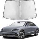 EcoNour Windshield Sunshade Compatible for Hyundai Ioniq6 2023 2024 2025, Sun Visor for Front Windshield & Window Sun Shade Cover, UV Heat Blocker & Protector, Car Accessories