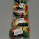 5 x ITD ITANDA Footbag, Handmade Crochet Knitted Sand Filled Kicking Ball, Leak-Proof Reinforced Seams Colorful Foot Bags for Freestyle Tricks, Juggling, Indoor Outdoor Party Favors & Campus Games