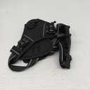 rabbitgoo Dog Harness No Pull with 2 Leash Clips, Adjustable Soft Padded, Reflective Oxford No Choke Pet Vest with Easy Control Handle for Large Dogs, Black, L