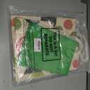 Humyoun 12 Pack Graduation Gift Bags(4 Small 6.5" 4 Medium 9.6" 4 Large 13")with Tissue Paper St. Patrick's Day Treat Bag for Mother's Day Easter Birthday Baby Bridal Shower(Light Red and Green Dots)