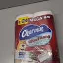 Charmin Ultra Strong Toilet Paper, 6 Mega = 24 Regular Rolls, 2-Ply, White