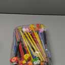 50 Pack Assorted Colorful Cartoon Animal Pencil With Erasers Toppers,Number 2 Fun Pencils For Kids,Bulk Party Favor Supplies for Ages 3-5 Classroom Novelty Design Birthday Gift