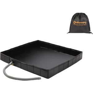 34" x 34" x 5" Outdoor Shower Base - Portable Shower Floor - Outdoor Shower Pan for Outdoor,Camping,Beach, Caravan and Portable Shower Stall.
