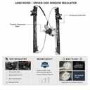 Rear Left Driver Side Power Window Regulator with Upgraded Electric Motor (6-Pin) Compatible with Range Rover LWB (Long Wheelbase) L405 2013-2021, Replacement for LR153958 LR078197