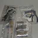 HUISUYTON 18K Gold Necklace Chain Kit for Jewelry Making, 59FT 12Rolls Bracelet Chains with Charms/Pliers/Jump Rings/Lobster Clasps Accessories for DIY Necklace Bracelet Making (18k Gold Plated and Stainless Steel Silver-59Ft+Pendants)