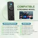 Replacement-Voice-Remote Fit for Omni Mini-LED Series TV-Stick/Cube, Stick 4K/4K Max(1st / 2nd Gen), Stick HD/Lite, Smart TV 3rd Gen, Compatible with Insignia/Toshiba/Pioneer Smart TV