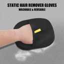 4 x Double-Sided Pet Grooming Gloves, Cat Grooming Gloves Pet Grooming Gloves for Dogs Bathing Pet Hair Remover Gloves Versatile Pet Grooming Gloves for Dog & Cat Washing Deshedding Grooming