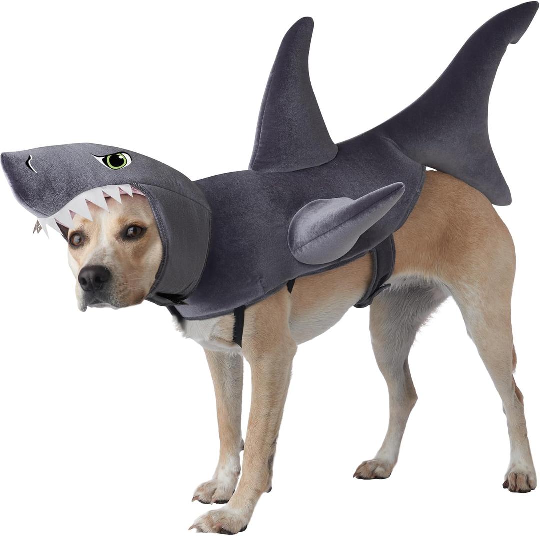 California Costumes, The Great White Bark Costume, Large for Small/Medium Sized Dogs (Large)