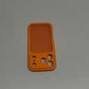 JETech Matte Case for iPhone 17 Pro 6.3-Inch, Shockproof Military Grade Drop Protection, Full Camera Lens Protection, Frosted Translucent Back Minimalist Phone Cover (Orange)