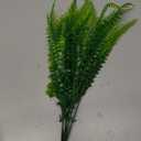 MAQIHAN 10 Pcs Fake Fern - Artificial Ferns for Outdoors - Faux Ferns for Outdoor Planter Large Outdoor Patio Decor Boston Fern Artificial Plants Faux Greenery Porch Decor