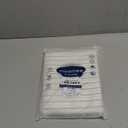 MooMee Bedding Pillowcases Striped Pack of 2 100% Washed Cotton Linen Like Textured Breathable Durable Soft Comfy (White Tannish Linen Grey Wide Stripes, Standard)