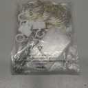 CEILING LED LIGHTING, 128 LEDS 4x6 FT, SILVER WIRE, BATTERY OPERATED
