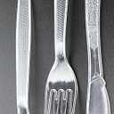 100 Pack Heavy Duty Disposable Clear Forks - Clear Plastic Forks Heavy Duty- Basic Plastic Forks Cutlery 6.7 X 1 Inch for Birthday, Parties, Camping, Catering and Wedding Cutlery Set Events
