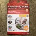 New Simple Living Solutions Ladderless Light Clips 710025 - 25 Pieces.