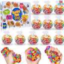 AMENON 24 Pack Valentines Day Gifts for Kids Teens, Fidget Stress Balls with Valentine Stress Relief Toys Squeeze Balls for Boys Girls Classroom Exchange Prize Easter Basket Stuffers Party Favors