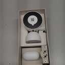 Google Nest Cam Indoor (Wired, 3rd Gen) - Security Camera with 2K Video and Gemini, Night Vision, 2-Way Audio, Works with Google Home - 2025 Model - Snow