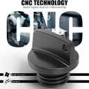NICECNC Oil Filler Plug Cap M20 Black Compatible with Yamaha YZ 65 80 125/X 250/X YZ250F YZ450F YZ250/450FX WR250F WR450F WR250R MT-09/FZ-09,CNC-machined Billet 6061 Aluminum,See Fitment