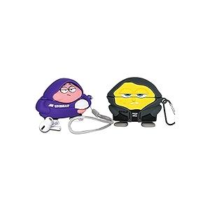 [2 Pack]Cartoon Cover For Beats Studio Buds/Buds + Case, 3D Funny Kawaii Cute Case for Beat Studio Bud-s Plus Cover for New Beat Stud-io Wireless Earbud for Boy Girl Kid with Cleaning Pen(Sponge&Star)