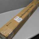 Grandekor No Drill Blackout Roller Shades | Textured-White 33.5Wx72H