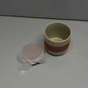 Miamolo Ceramic Jar with Lid Airtight, Coffee Container Kitchen Food Storage Jars for Spice Sugar Tea Bag, Stackable Decorative Jars for Countertop, 18 fl.oz (Beige)