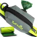 Tuff Mutt Dog Poop Bag Holder for Leash, Lightweight Dispenser for Pet Waste Bags, Easy Cleanup Accessory for All Leashes, Includes Bags