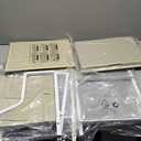 Baby Organizer and Storage - 3 Tier Rolling Cart with Dividers and Drawers, Easy To Assemble, Mobile Utility Cart with Wheels for Nursery, Bedroom, Changing Table & Crib,Off White