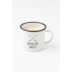 BLUE RIDGE MOUNTAIN CAMPER MUG CANDLE Vanilla Wild Honey 12 OZ
