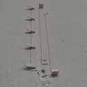 KitchLife Long Over The Door Hooks Hanger with 15.75" Extended Arms, Fits 1 3/8" Doors, L40U - Upgraded Thickened Heavy Duty Bathroom Accessories and Towel Rack Organization - 1 Pack, Glossy White