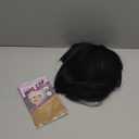 ToyoTress Jet Black Bob Wig With Bangs - 8 Inch Blunt Cut Bob Wig With Bangs For Black Women, Short Straight Light Yaki Synthetic Daily Costume Cosplay Wigs Heat Resistant (8 Inch, #1)