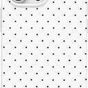 Hython for iPhone 13 Pro Case Cute Polka Dot Aesthetic Design Simple Cover 6.1", Thin Slim Anti-Scratch Soft TPU Bumper Shockproof Rubber Protective Phone Cases for Women Girls Girly Boys, White