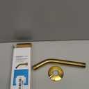 Kingston Brass K208M7 8-Inch Shower Arm with Round Flange in Brushed Brass