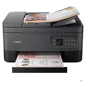 Canon PIXMA TR7020a All-in-One Wireless Color Inkjet Printer, with Duplex Printing, Mobile Printing, and Auto Document Feeder, Black, Works with Alexa